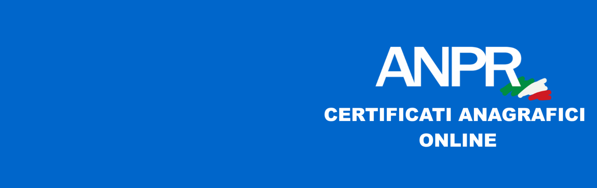 Servizi Anagrafici Servizi Anagrafici